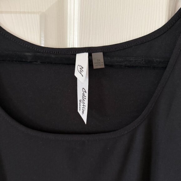 Black Plus Size Top Size 3X - Picture 4 of 5